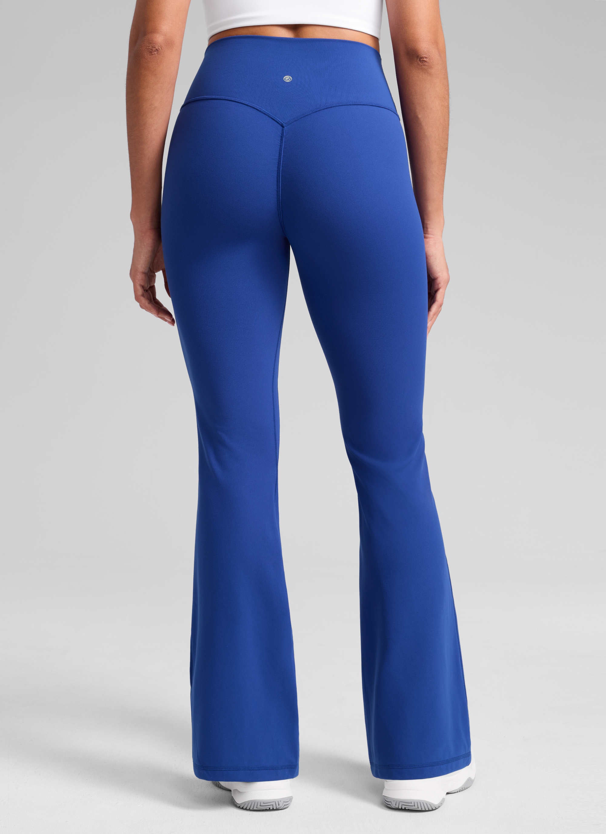 CRZ YOGA Damen Butterlift SecretSculpt Leggings - 79 cm Wellen Blau