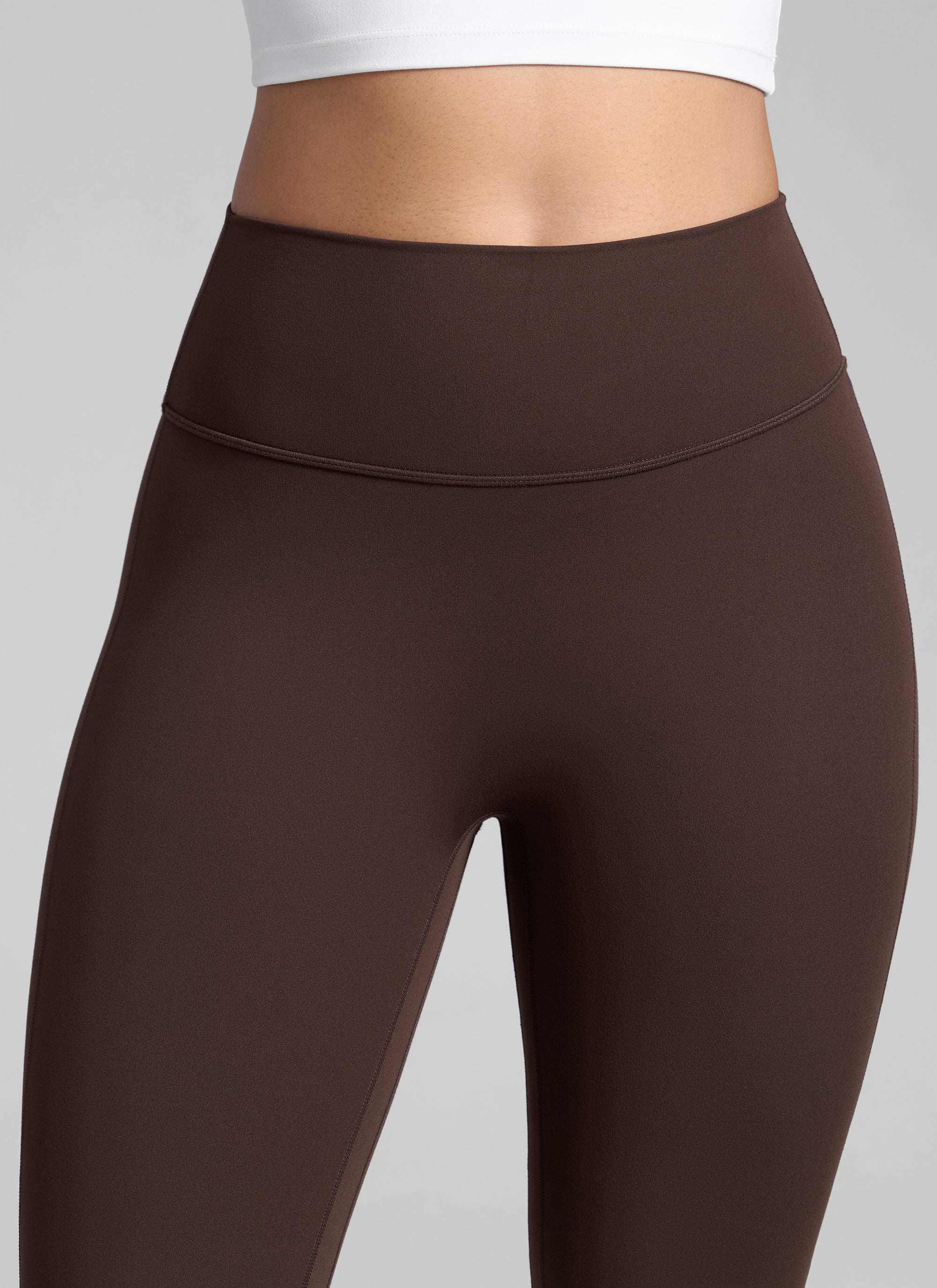 CRZ YOGA Damen Butterlift SecretSculpt Leggings - 79 cm Heißes Fudge-Brown