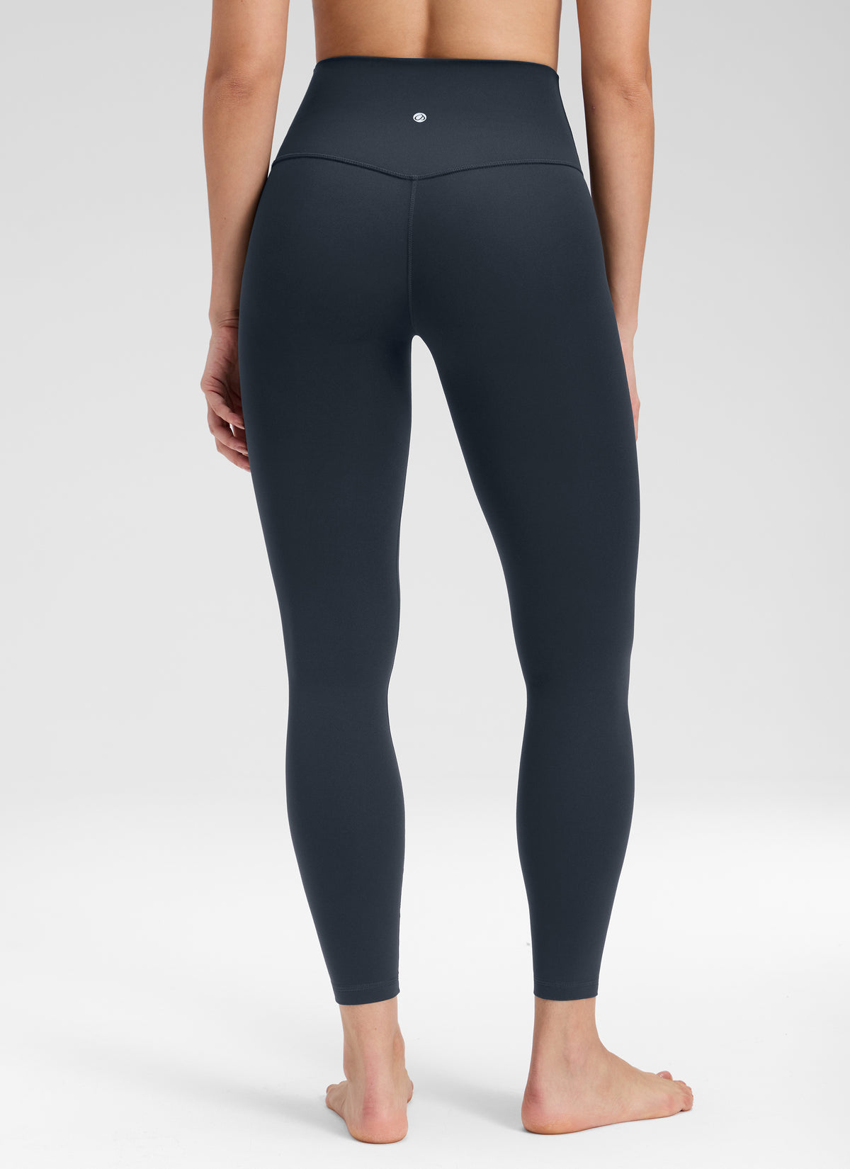 CRZ YOGA Damen Butterluxe Keine Vordernaht Yoga Leggings - 64cm Echte Marine @model_info:Bruna