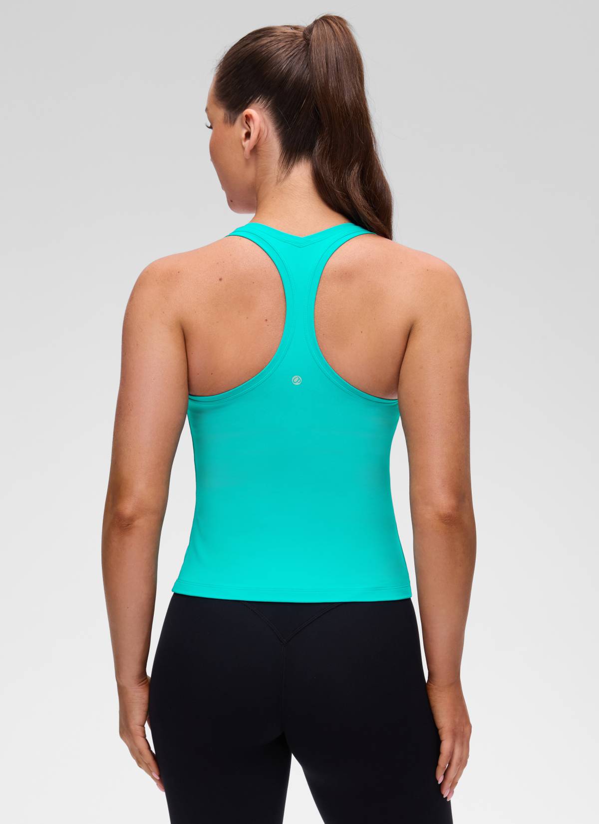 CRZ YOGA Damen Butterluxe Racerback Ärmelloses Shirt Tropen Krickente