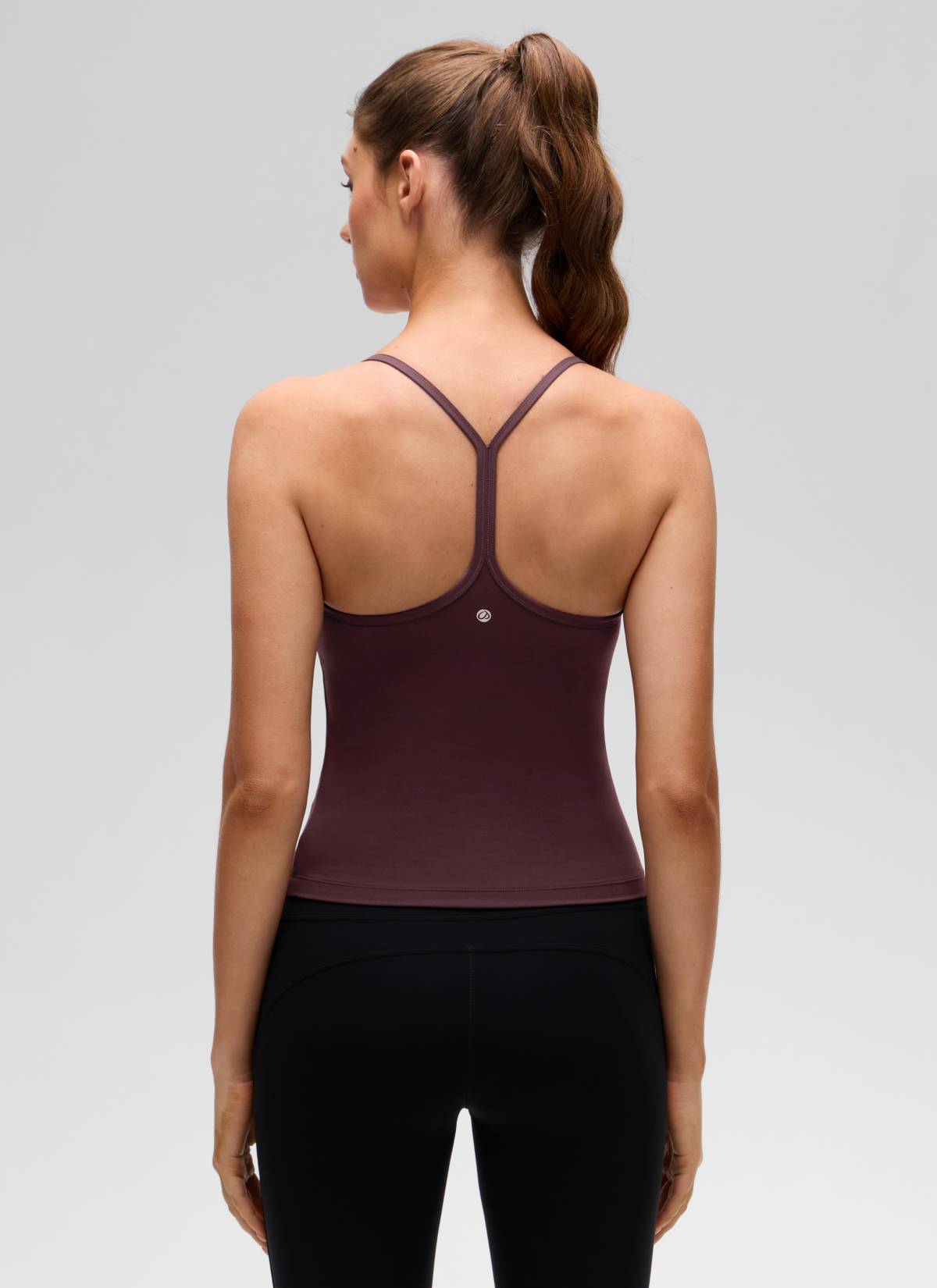 CRZ YOGA Damen Butterluxe Racerback Crew Ausschnitt Tank Top Reife Pflaume