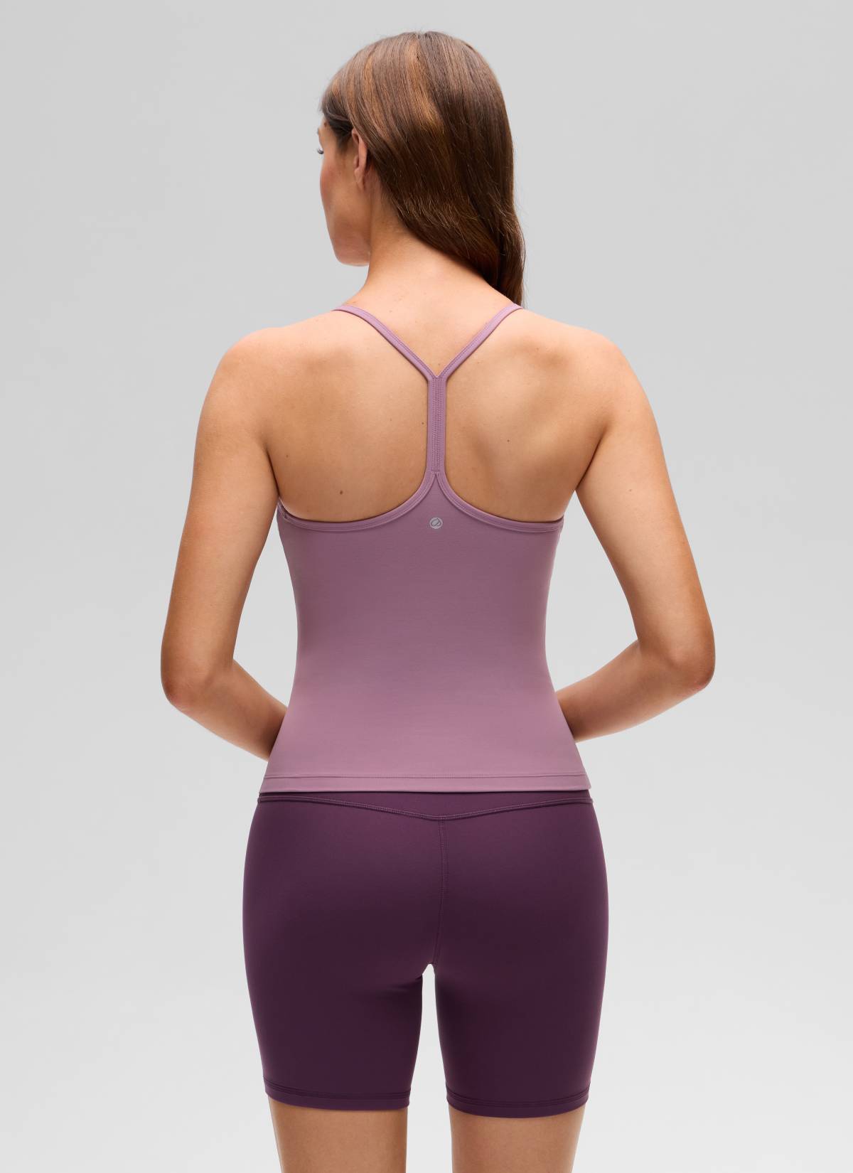 CRZ YOGA Damen Butterluxe Racerback Crew Ausschnitt Tank Top Lavendel Hell