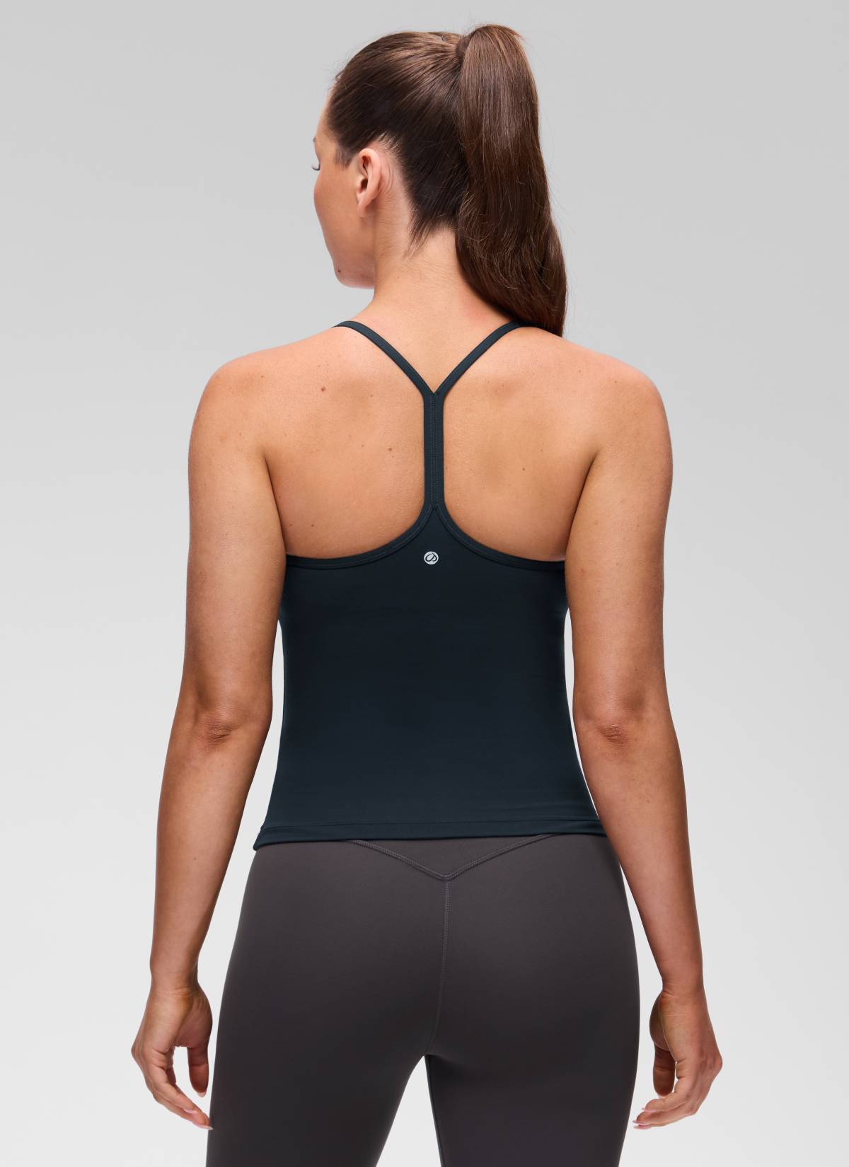 CRZ YOGA Damen Butterluxe Racerback Crew Ausschnitt Tank Top Echte Marine