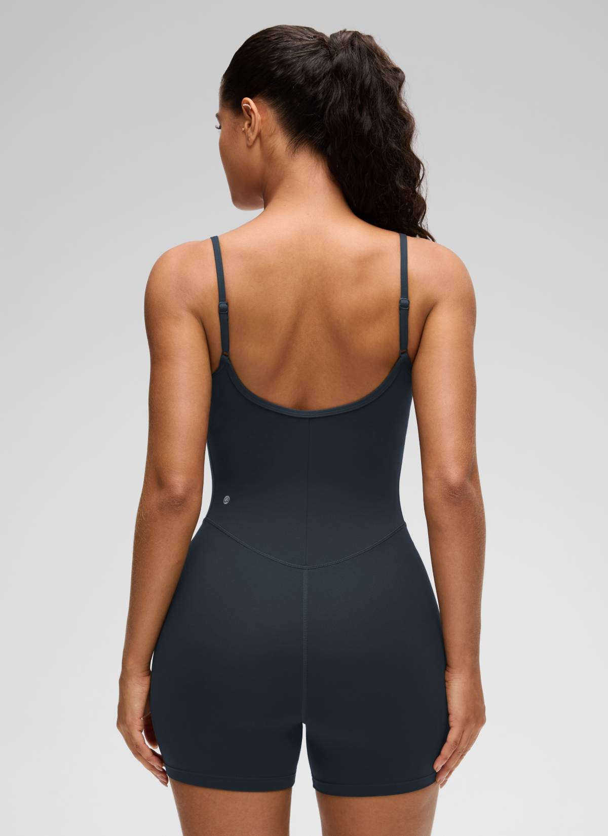 CRZ YOGA Damen Butterluxe Gepolstert Shaping Bodysuit Figurformender Echte Marine