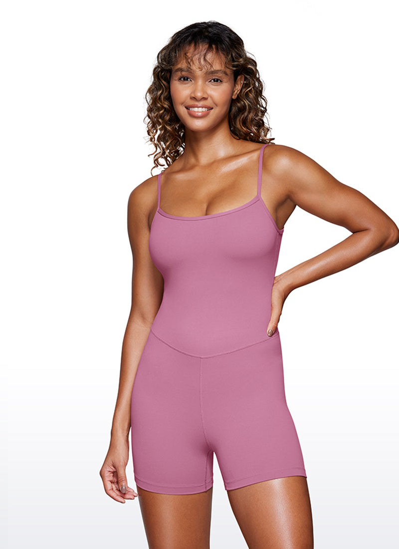 CRZ YOGA Damen Butterluxe Gepolstert Shaping Bodysuit Figurformender Samtstaub