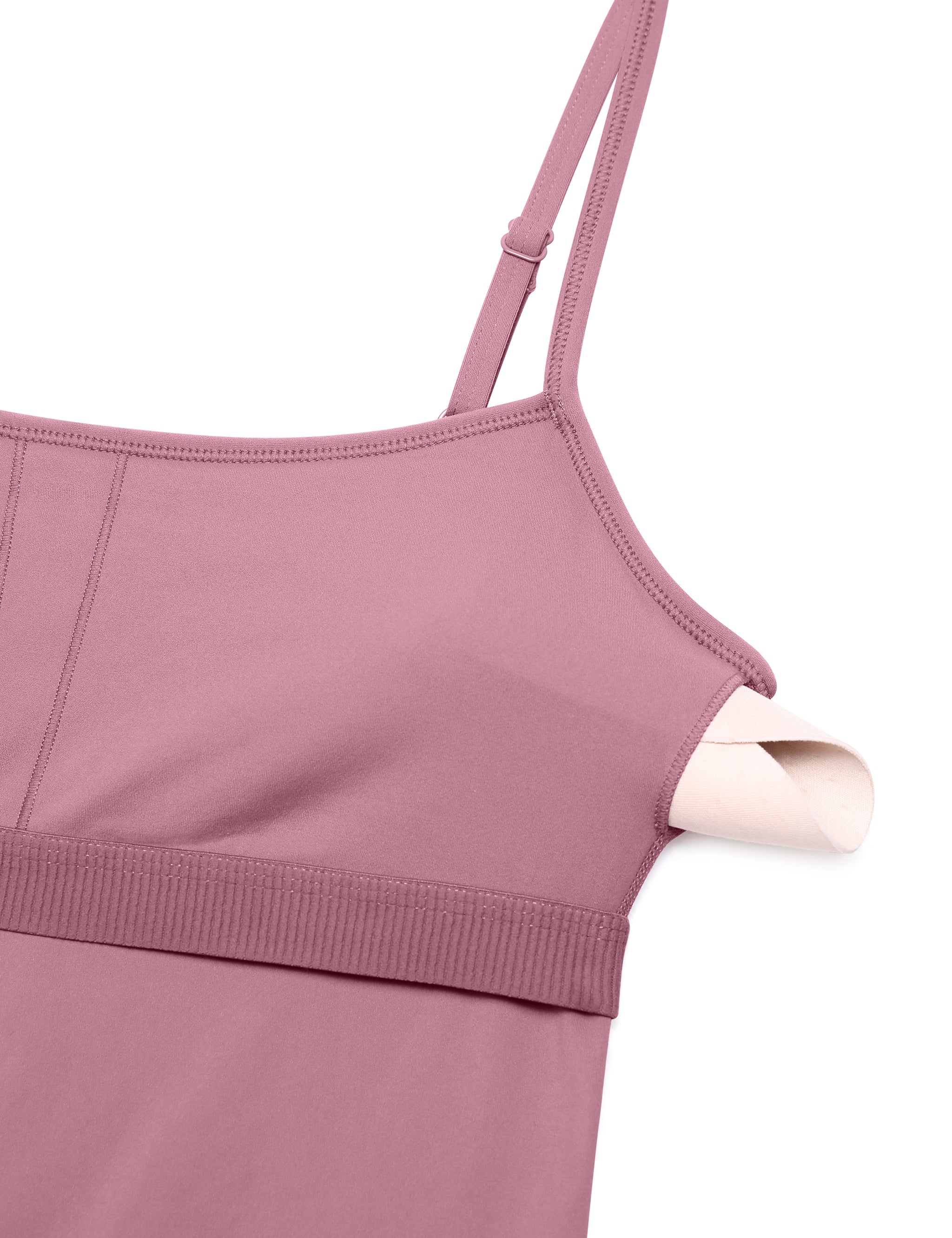 CRZ YOGA Damen Butterluxe Gepolstert Shaping Bodysuit Figurformender Samtstaub