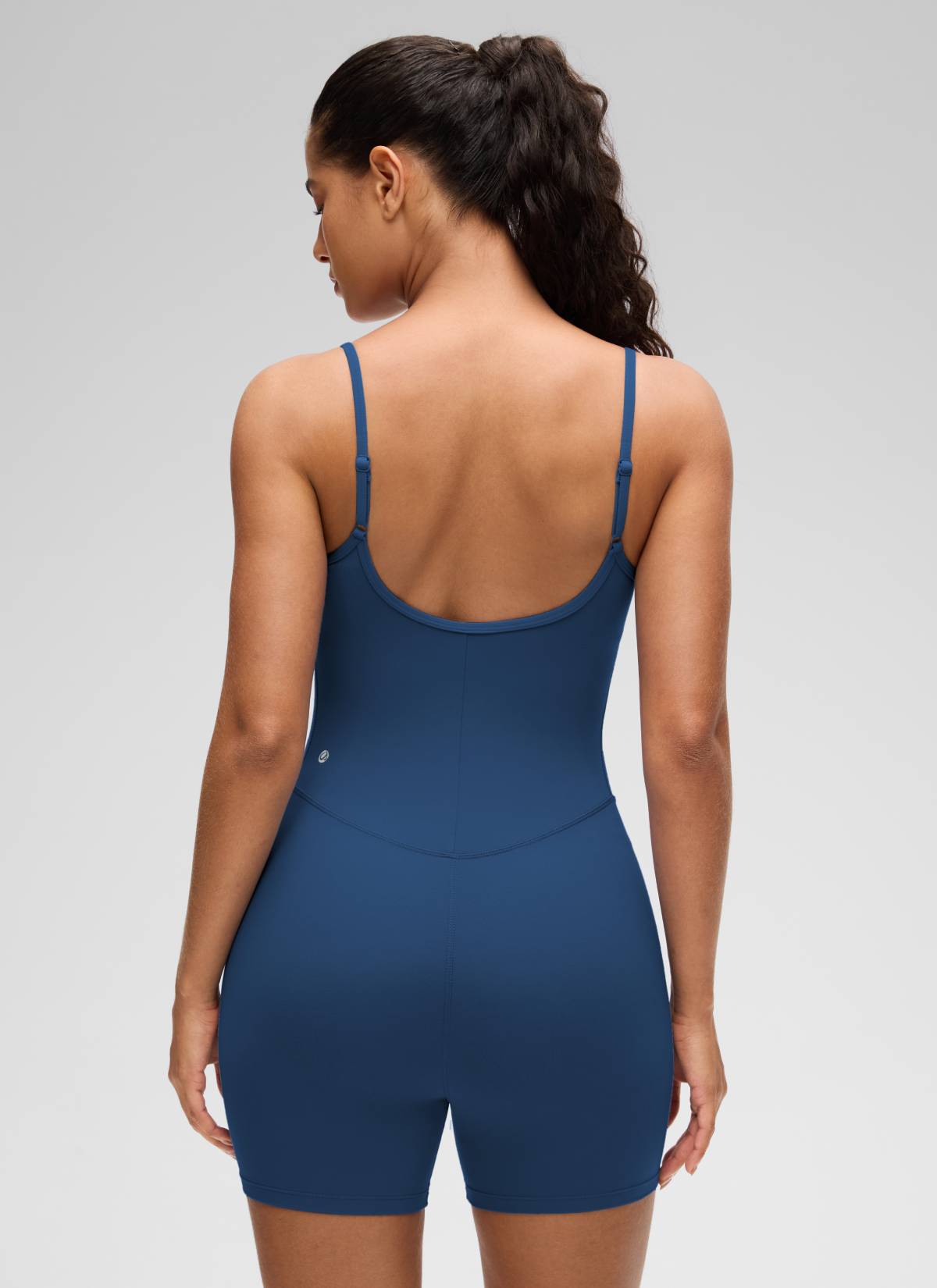 CRZ YOGA Damen Butterluxe Gepolstert Shaping Bodysuit Figurformender FRANZÖSISCHE MARINE