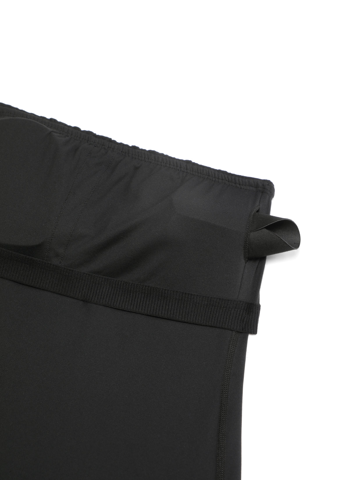 CRZ YOGA Damen Butterluxe Schlauch Oberteile Bodycon Midikleid Schwarz