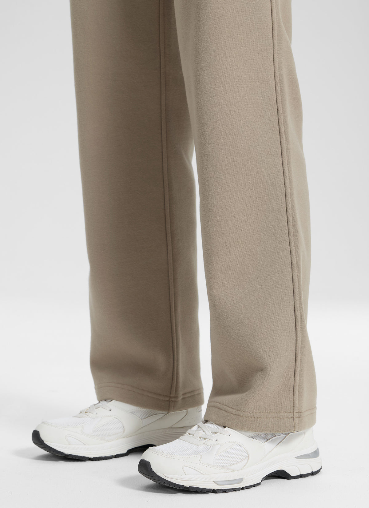 CRZ YOGA Damen Gefütterte Baumwolle Hose mit Taschen - 76 cm Eiche @model_info:Larissa