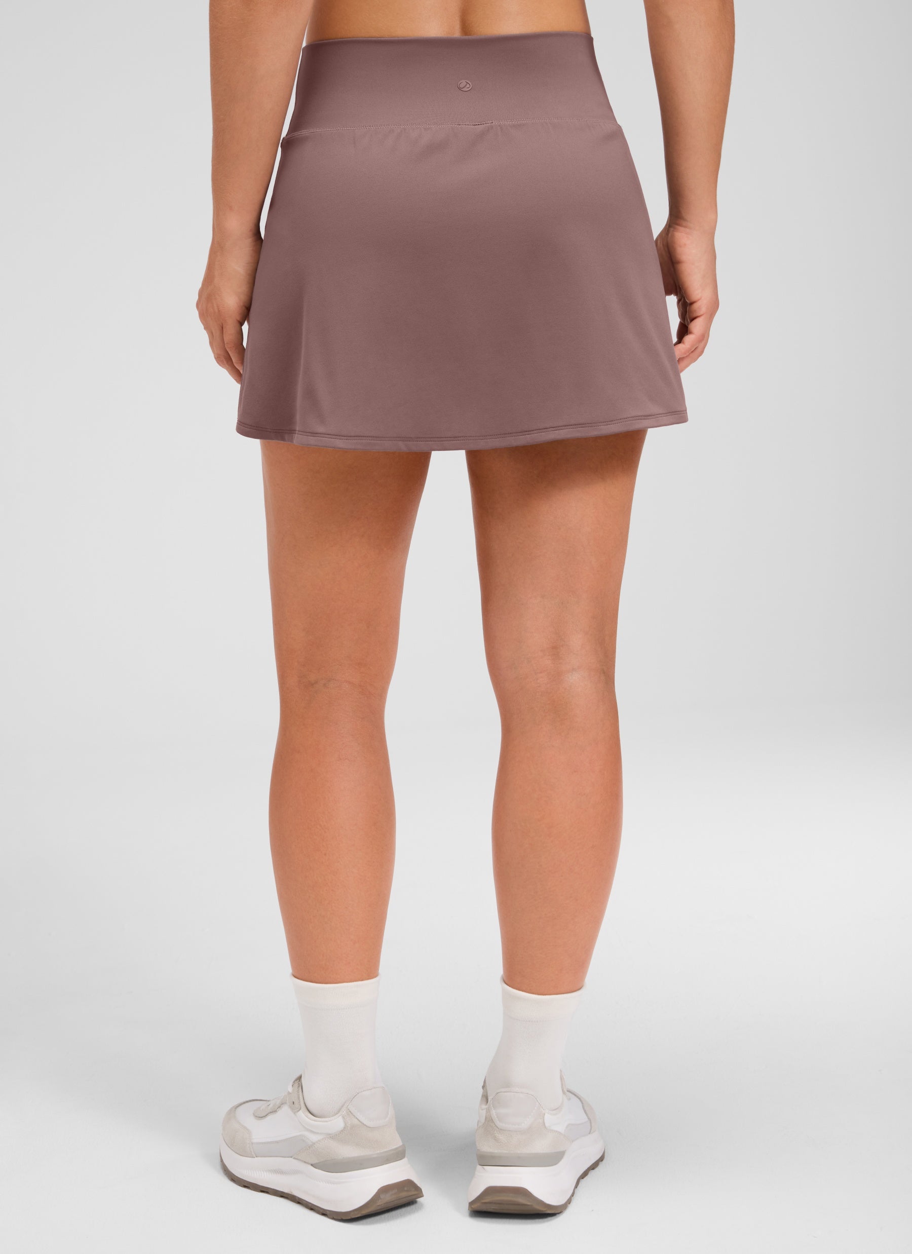 CRZ YOGA Damen Butterluxe Hohe Taille A-Line Tennis Röcke mit Taschen Malve