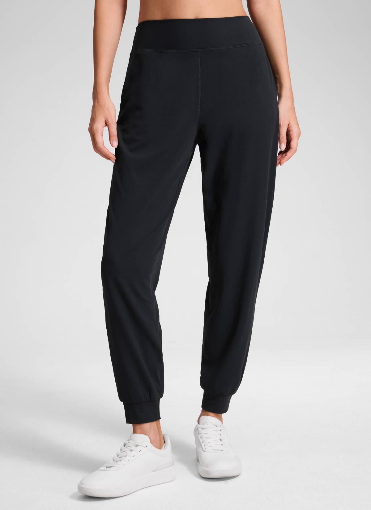 CRZ YOGA Damen Butterluxe Hohe Taille Sporthosen mit Taschen - 71cm Schwarz
