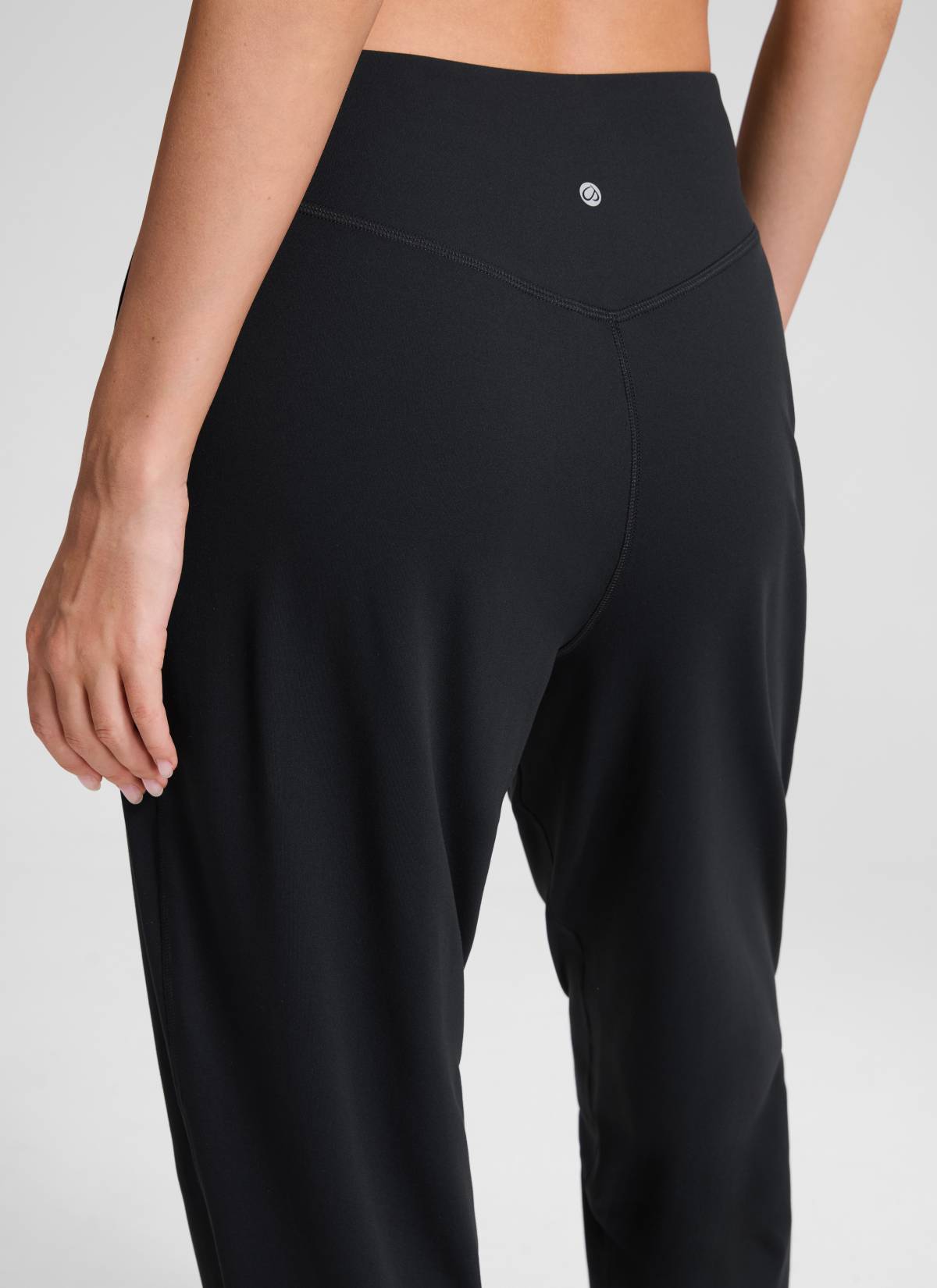 CRZ YOGA Damen Butterluxe Hohe Taille Sporthosen mit Taschen - 71cm Schwarz