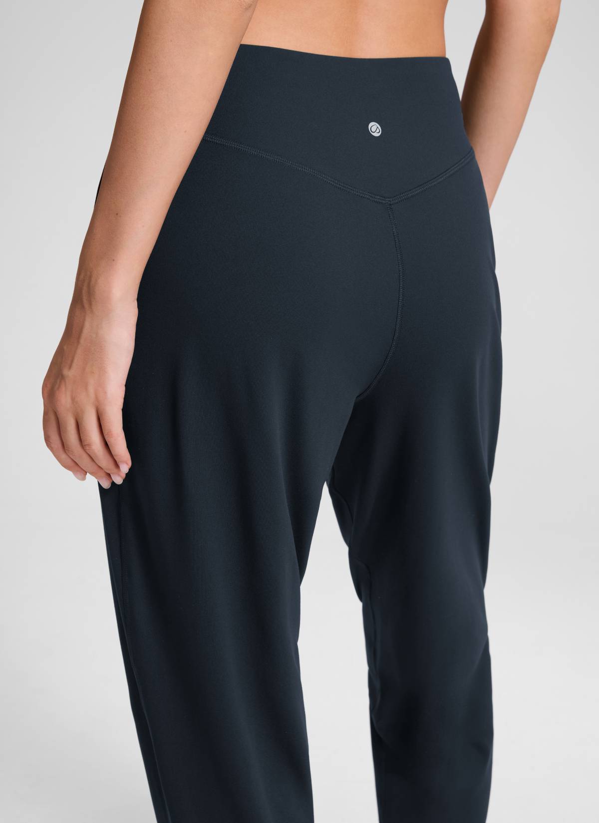 CRZ YOGA Damen Butterluxe Hohe Taille Sporthosen mit Taschen - 71cm Echte Marine