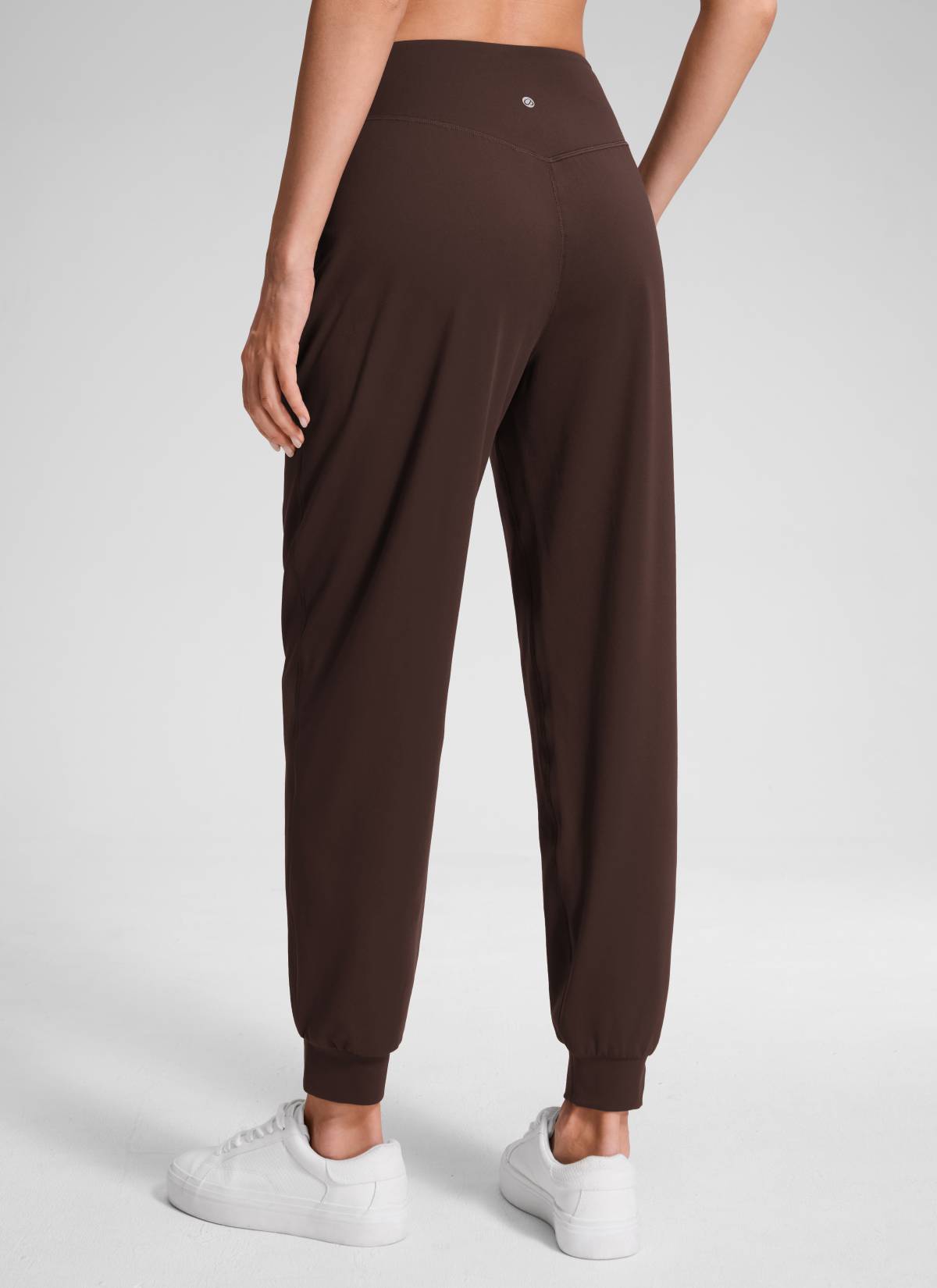 CRZ YOGA Damen Butterluxe Hohe Taille Sporthosen mit Taschen - 71cm Heißes Fudge-Brown