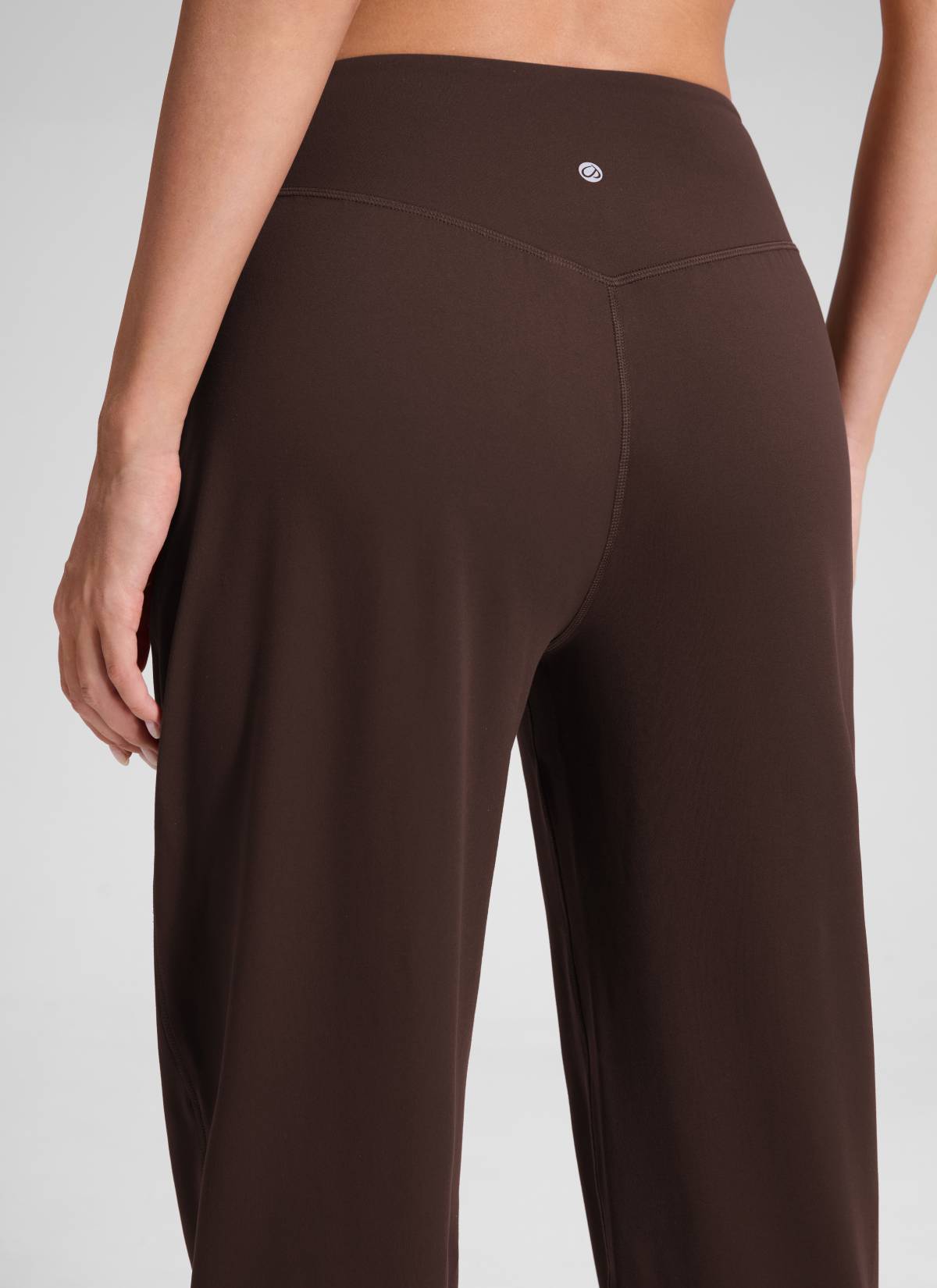 CRZ YOGA Damen Butterluxe Hohe Taille Sporthosen mit Taschen - 71cm Heißes Fudge-Brown