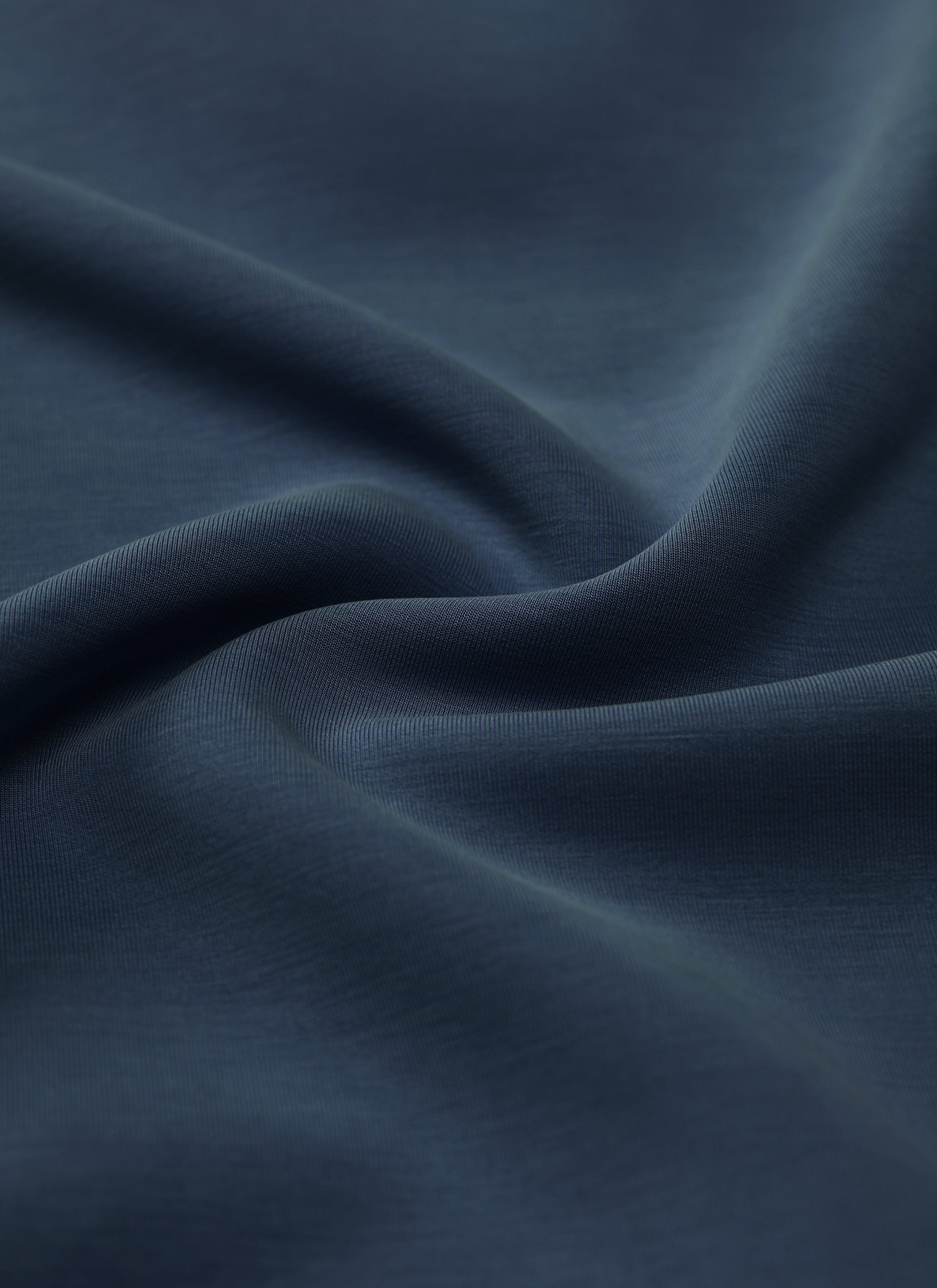 CRZ YOGA Damen SoftAura Oversized Rundhalsausschnitt Sweatshirt Tinte Blau @model_info:Blue